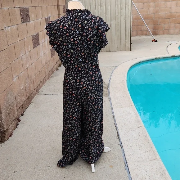 Rebecca Taylor SL Vine Jumpsuit - Size 10 - Picture 8 of 14